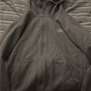 Regular Nike zip up Grey